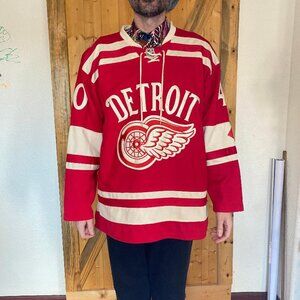 Detroit Red Wings 2014 Winter Classic Henrik Zetterberg NHL jersey L
